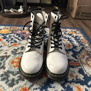 Dr Martens Boots Womens 8 Pascal Virginia Leather Up 1460 Original Grunge